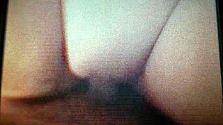 Bbw wife gets creampied hard.