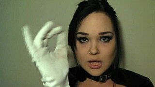 Goddess in latex gloves smoking, dominating financially 😈