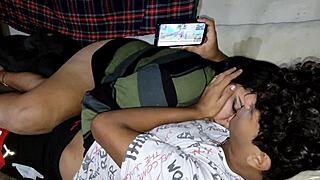 playing free fire with my dua who sucks my dick to make me lose the game