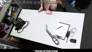 Redhead Teen Caught Shoplifting Sex