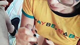 Argentinian Babe Gets Hot Cum Facial!