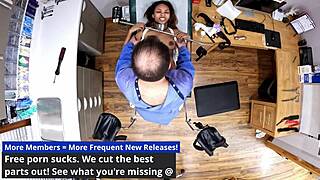 Doctor tampa welcomes ebony teen 18+ solana sweets as his new play toy in hospital fetish scene.