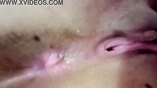 Is she alone craving intense pussy fuck for orgasm?