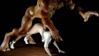 Minotaur Beast in 3D Anime Hentai!