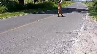 Devska公共马路秀热辣身材合集Pt1