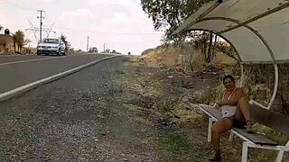 Devska公共马路秀热辣身材合集Pt1