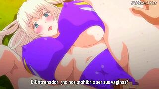 Wow! Busty Athletic Hentai Girl Bangs Her Sensei Hard!