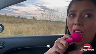 My boyfriend drags me to a sex shop, grabs a vibrator, and dares me to use it outdoors.