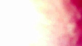 Black girl takes big white cock doggystyle bent over