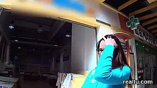 gorgeous czech nympho gets teased in the mall and penetrated in pov 😍