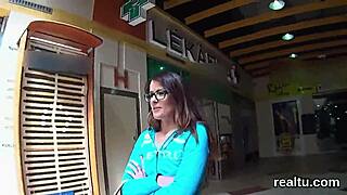 gorgeous czech nympho gets teased in the mall and penetrated in pov 😍