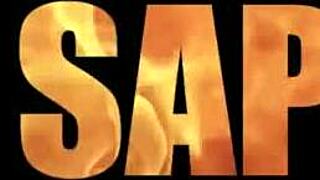 The stepmom in the kitchen notices her stepson with a hard cock and helps him out before her husband arrives