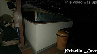 My girlfriend suggests an outdoor moment in the gazebo