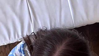 licking big cocks in pov with petite brunettes 😍