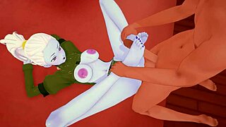 Dragon ball vados gives footjob and feet licking in 3d anime clip