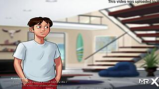 Maid Dances and Shakes Big Ass in Summertime Saga Episode 4 Scene 24