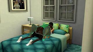 Big ass wife pounded hard by black stud.