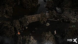 Emily's naked profile in Treasure of Nadia episode 3 scene 65