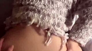 Does This Tight Pussy Make Him Cum Fast? Quickie Compilation With Cum On Ass