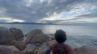 Shibari Bondage Restrains Small Tits in Public Outdoor Exposure