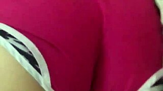 Colombian colegiala gets naughty with her rich cousin in a hidden camera scene