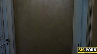 Porn girl craves sex and lets stepbro nail her on bed