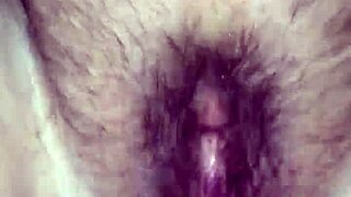 milf's fat pussy squirts in homemade doggystyle