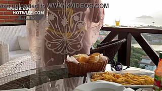 Welcoming the bachelor in a micro bikini, adding another cuckold horn