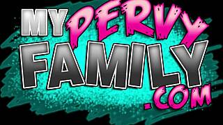 Callie Black's intense anal fuck by hot stepbro in fantasy scene.