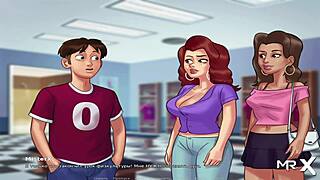 Summertime saga gloryhole creampie scene e1 22