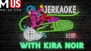 kira noir and christian castillo in jerkaoke blowjob