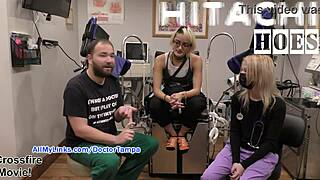 Channy Crossfire在幕后采访中大声呻吟