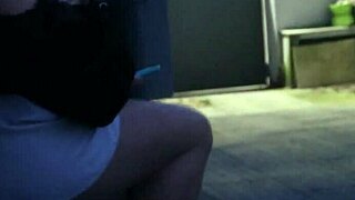 Hidden Spying My Slut Neighbor Touching Herself On Public