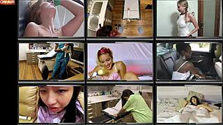 Channy Crossfire在幕后采访中大声呻吟