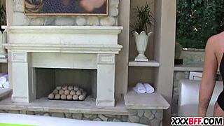 Oil wrestling turns into hot lesbian sex 😏