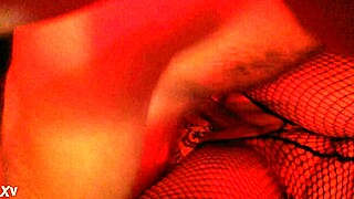 amateur plays with vibrator on cock for sex