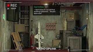 Big-breasted waifu gets her pussy licked and fucked in anime game