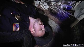 naked gay cop fucks the homie the easy way in this intense scene