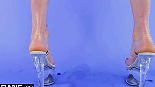 haley reed oiled up for deepthroat and riding big black cock