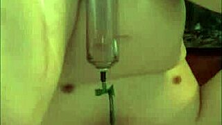 bisexual gay male mark wright upside down swollowing and spitting out piss from his mouth all over his own face and is willing to let another man do the same to him