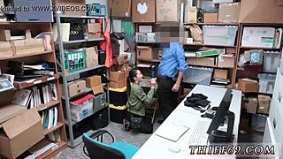 Asian Officer In Habitual Theft Scene