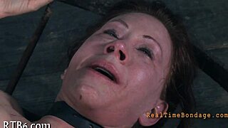 Beautiful babe endures intense facial punishment in a cute setting