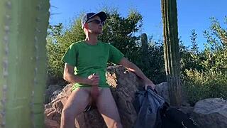 a girl caugh me jerkin off an helped me cum