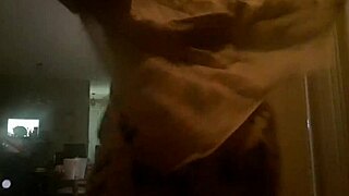 Dulcemendra flashes her boobs outside, watch the voyeur pov