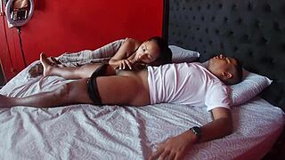 Indian girl rides college boy