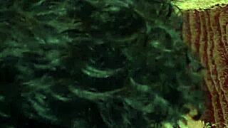 Imani rose shows her round black booty down for big black cock