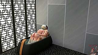 i got fucked in the gym then in the bath tub by a hot shemale with anal and pussy action