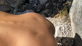 kate rich fucks in mountains, swallows cum