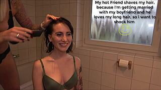 Watch Lou Nesbit humiliate Lia Louise in this cheating German scene?