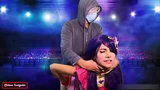 who is the real father of aqua and ruby in this oshi no ko cosplay parody